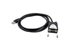 EXSYS EX-1311-2 USB 2.0 naar 1 x serieel RS-232 1,8 meter kabel met 9-pins connector LED-display