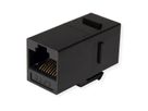 VALUE RJ-45 Keystone Modular Coupler, Cat.6 (Class E), UTP, black