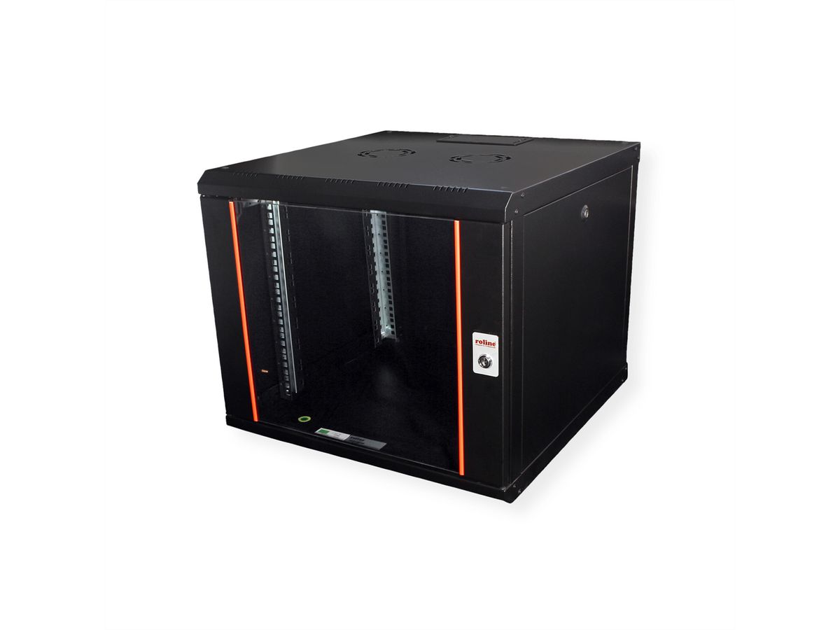 ROLINE 19-inch wandbehuizing Pro 9 U, 600x600 BxD zwart