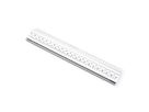 SCHROFF horizontale rail, voorzijde, type H-LD, zwaar, lange lip, voor IEEE toepassing, 42 HP