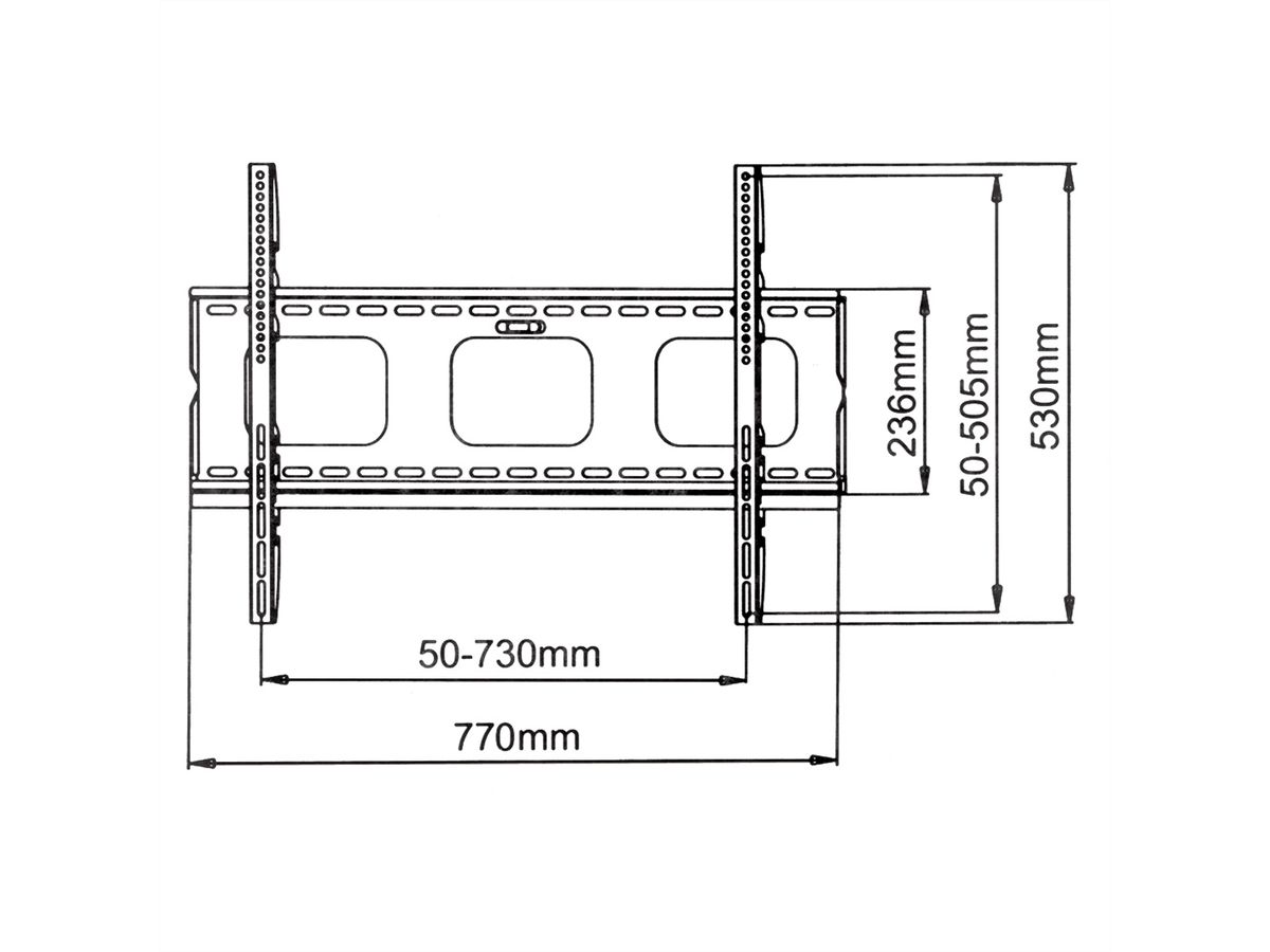 VALUE LCD/Plasma TV Wall Holder, Low Profile