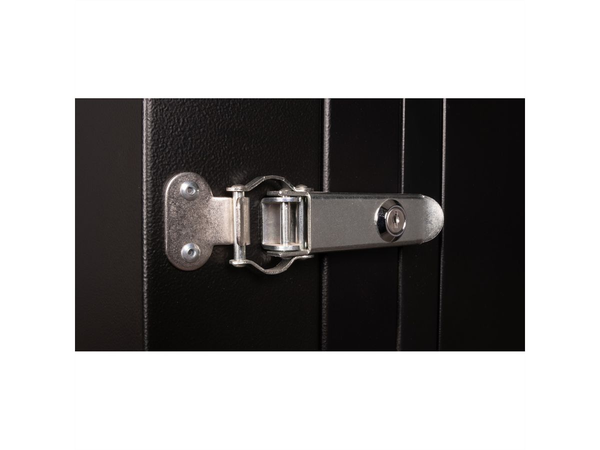 ROLINE 19-inch wall-mounted housing Pro 20 U, 600x600 WxD two-piece swivelling black