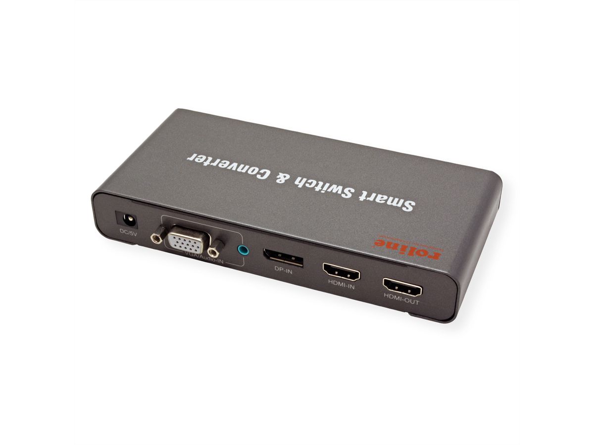 ROLINE HDMI/VGA/DP to HDMI Converter