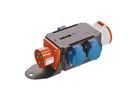 BACHMANN CEE-Adapter 16A 400V , 1x16A 5p400V 1 geaard contact