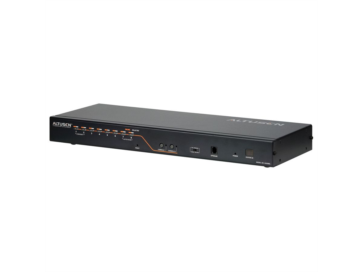 ATEN KH2508A 2-console 8-poorts Multi-Interface (DisplayPort, HDMI, DVI, VGA) Cat 5 KVM switch