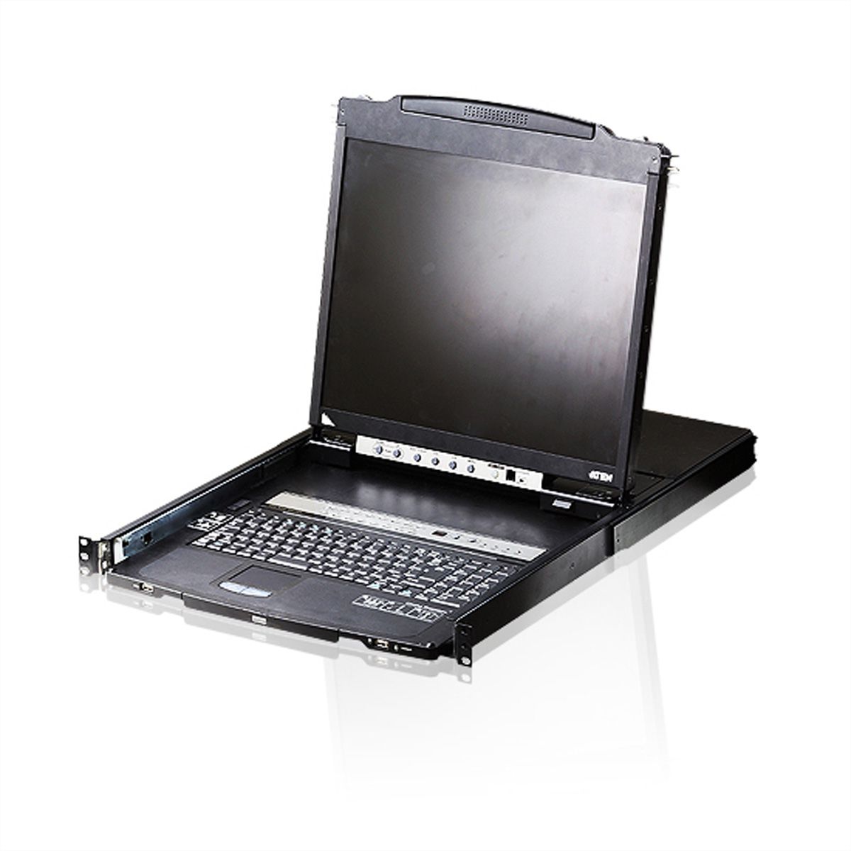 ATEN CL5816N 48cm-LCD KVM Switch USB-PS/2, VGA, 16-Poorts , FR-Layout