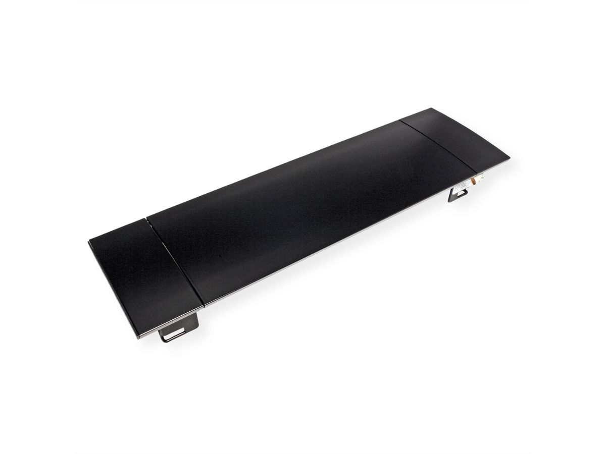 BACHMANN POWER FRAME COVER zwart ALU 4-voudig RAL9005