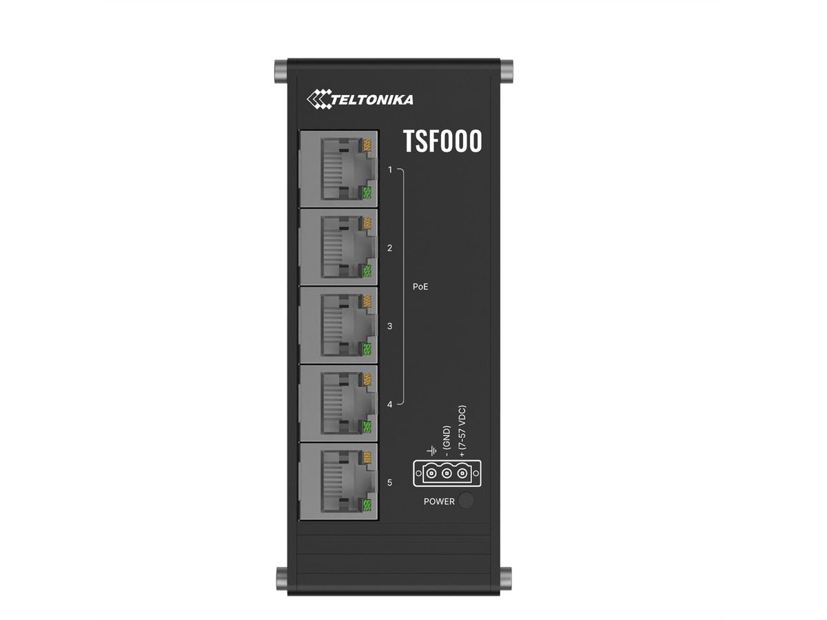 TELTONIKA TSF000 5-Port Switch 4x PoE+