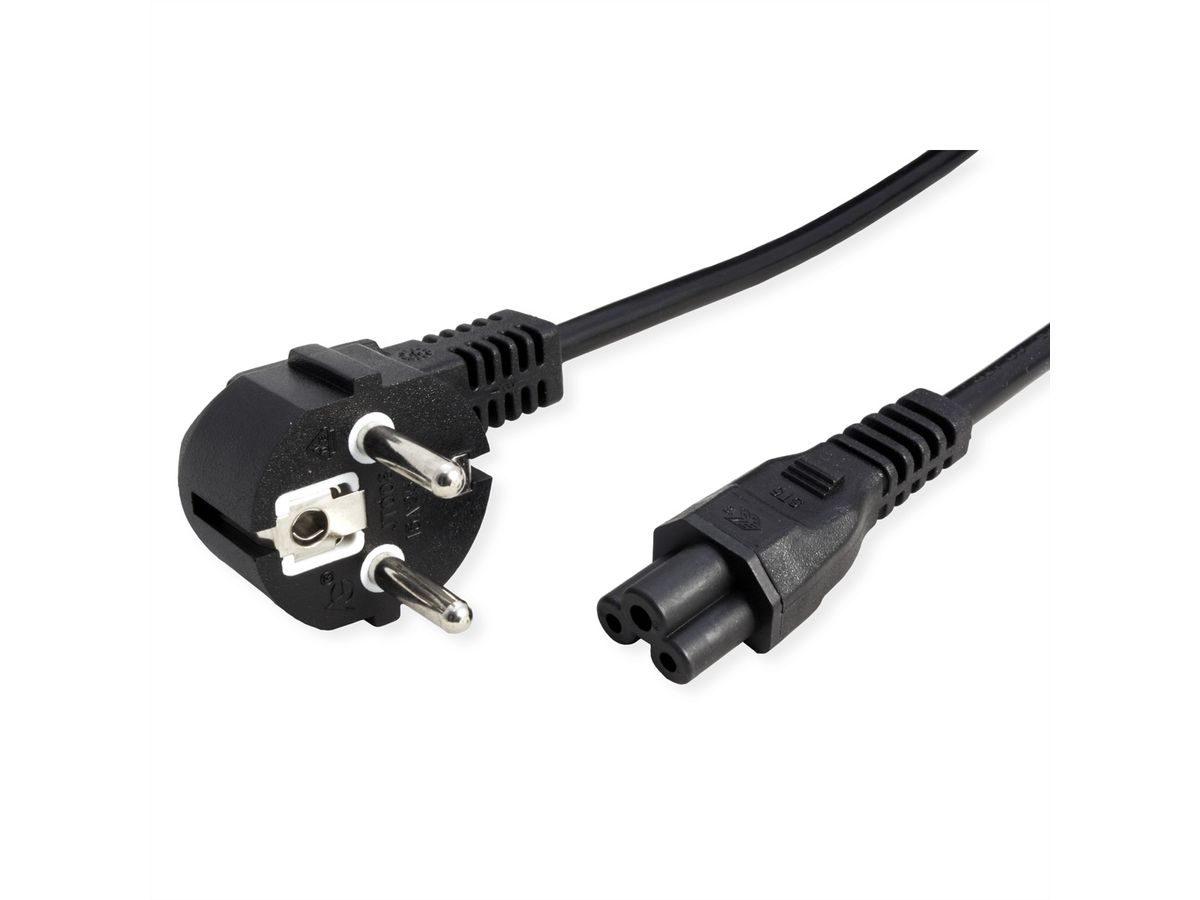 VALUE Power Cable, straight Compaq Connector, black, 3 m