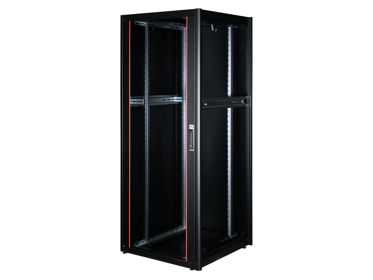ROLINE 19-inch Network Cabinet Basic 42U, 800x800 WxD glass door black