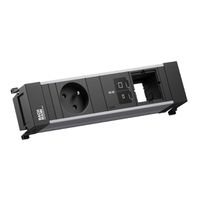 BACHMANN POWER FRAME 1xUTE, 1xUSB C/C 45W 1xCM L=0.2m