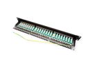 VALUE Cat.6A (Klasse EA) 19" patchpaneel, 24 P, afgeschermd, zwart