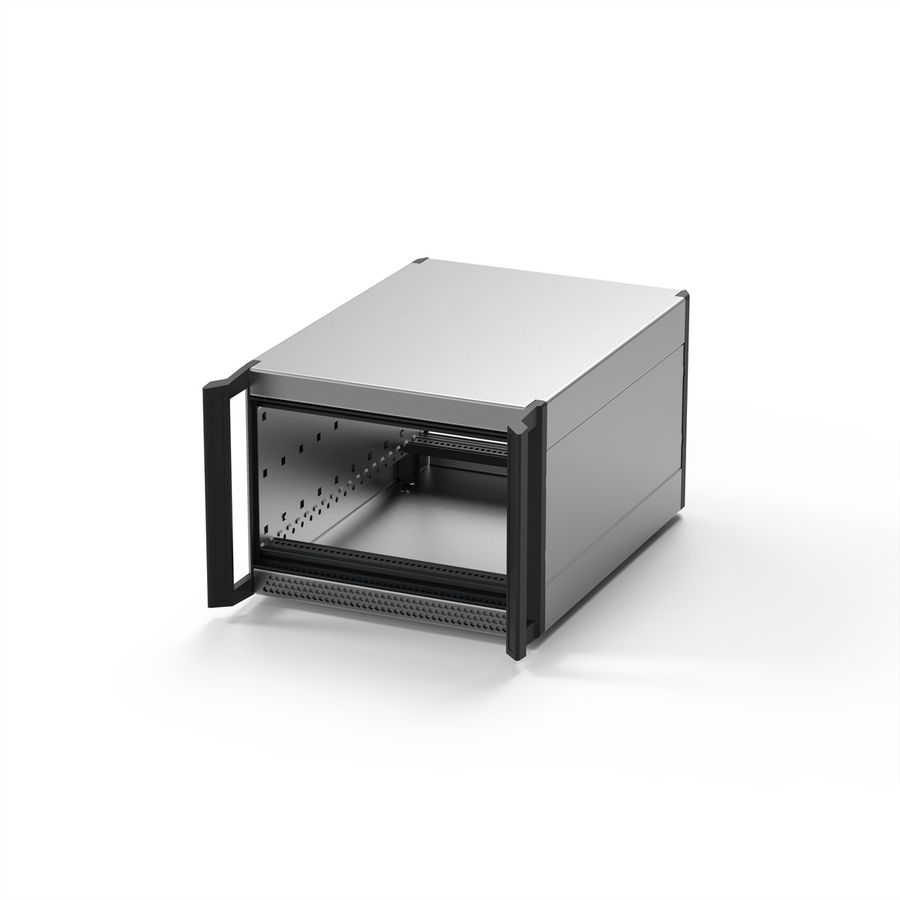 SCHROFF RatiopacPRO AIR 19" Case, Retrofittable Shielding With Handles, 3/4 U, 42 HP, 255 mm