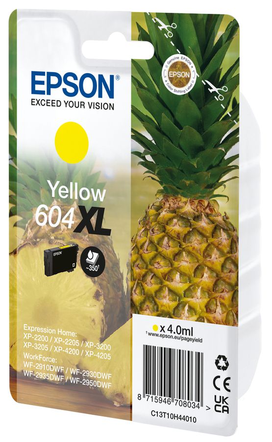 Epson 604XL ink cartridge 1 pc(s) Original Yellow