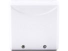 BACHMANN cooker connection box AP/UP white, 16A/400V (0.75 - 2.5mm²)