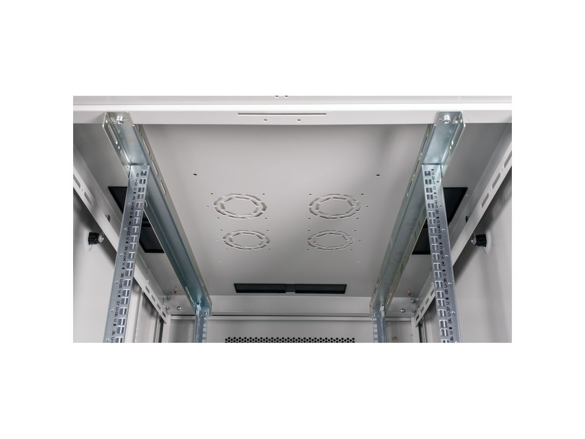 ROLINE 19-inch Server Cabinet Basic 42 U, 800x1000 WxD perforated grey