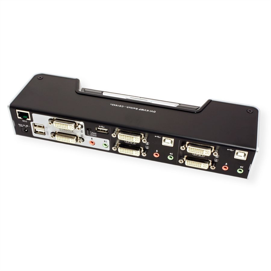 ATEN CS1642A KVM Switch Dual-View DVI, USB, Audio, USB-Hub, 2 Ports
