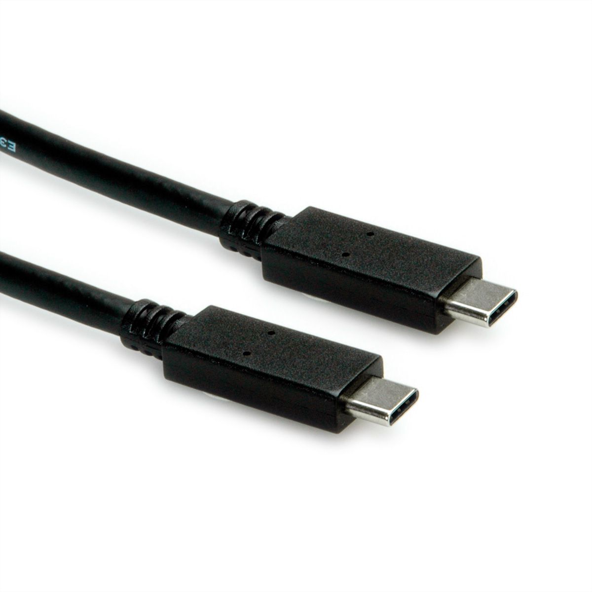STANDAARD USB 3.2 Gen 2-kabel, Emark, C-C, M/M, 10Gbit/s, 100W, zwart, 0,5 m