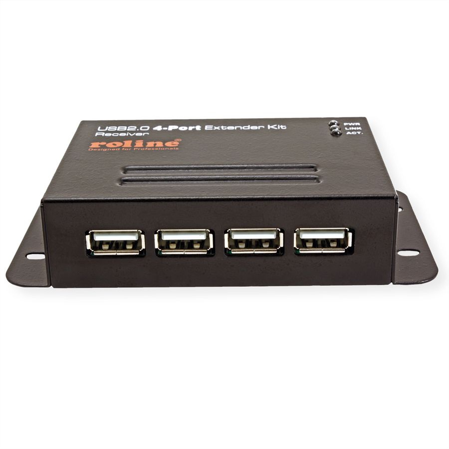 ROLINE USB 2.0 verlenging via RJ45, 4x USB, max. 50m