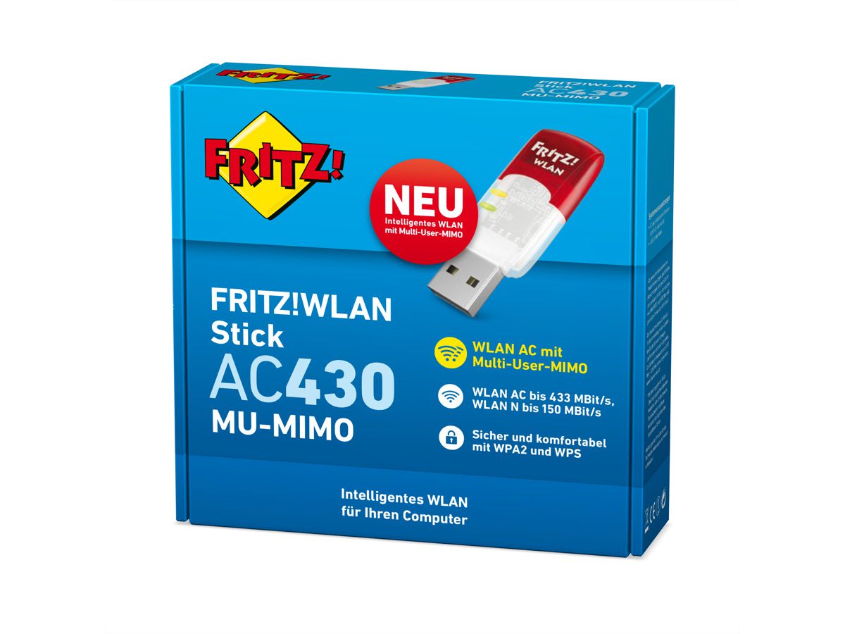 AVM FRITZ!WLAN USB Stick AC 430 Mu-Mimo