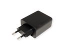 VALUE USB-oplader met eurostekker, 3-poorts (Type-A, 2x Type-C), 65W, GaN