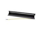 VALUE Keystone 19'' Module Frame, 24 ports, shielded, 1U, 1-piece-type, black