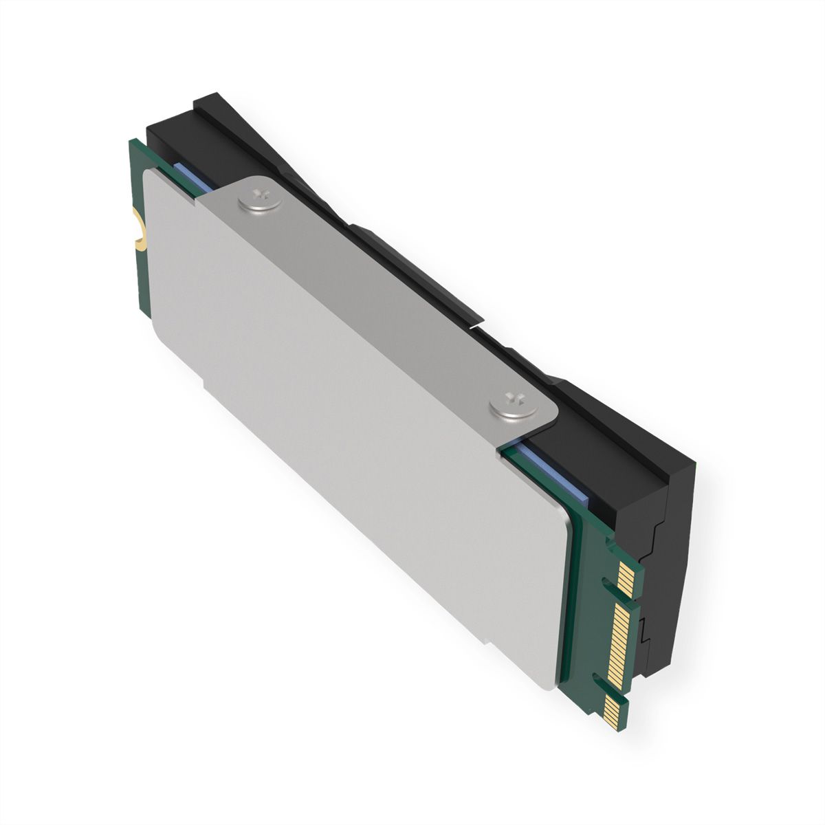 Xilence M2SSD.B.ARGB M.2 2280 SSD PCIe NVMe/SATA Cooler, 3PIN ARGB 5V, Passive