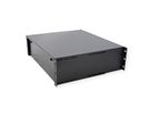 ROLINE 19-inch toetsenbordlade 3 U, 400mm diep afsluitbaar zwart