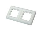 TELEGÄRTNER Abdeckrahmen 151 x 80 mm, 2-fach, alpinweiss