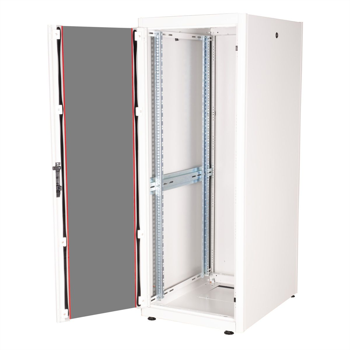 ROLINE 19-inch network cabinet Basic 32 U, 600x800 WxD glass door grey