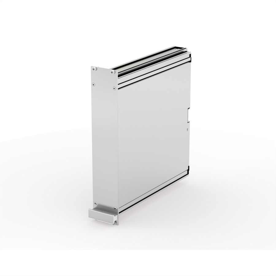 SCHROFF Frame Type Plug-In Unit PRO, Plain Cover, 1 Connector, 6 U, 10 HP, 227 mm