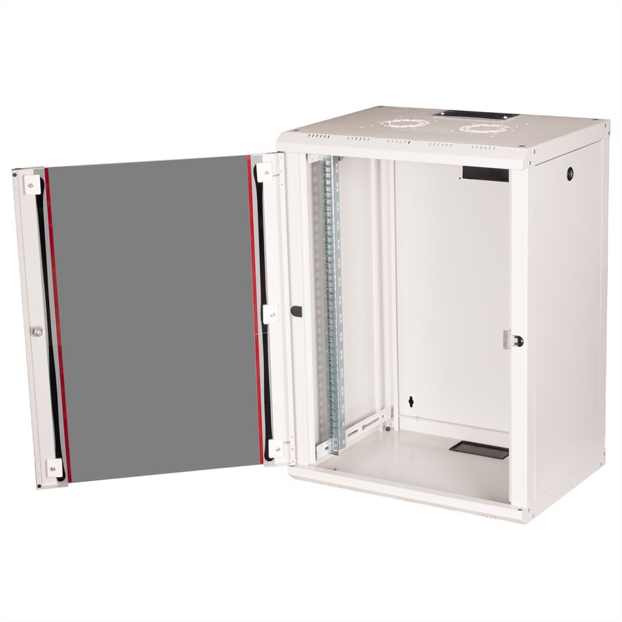 ROLINE 19-inch wall-mounted housing Pro 16 U, 600x450 WxD grey