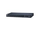 ATEN PE6208G IP-Fernschaltsteckdose, 8 Port, 1HE, 7x C13, 1x C19, 16A, Energiemessung