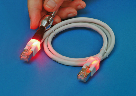 S/FTP Patch Cords with Light Identification of Plugs