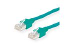 KERPEN D1-20 SF/U konf.Cat.5e (Class D), HiRose, crossed, groen, 20 m