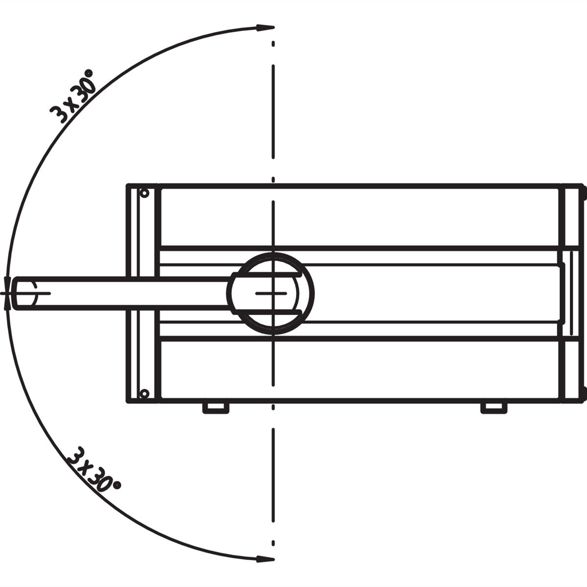 SCHROFF RatiopacPro Tip-Up Handle Assembly Kit, 3 U, 42 HP, 255 mm