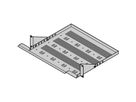 SCHROFF 19" Equipment Shelf, RAL 7035, 2 U
