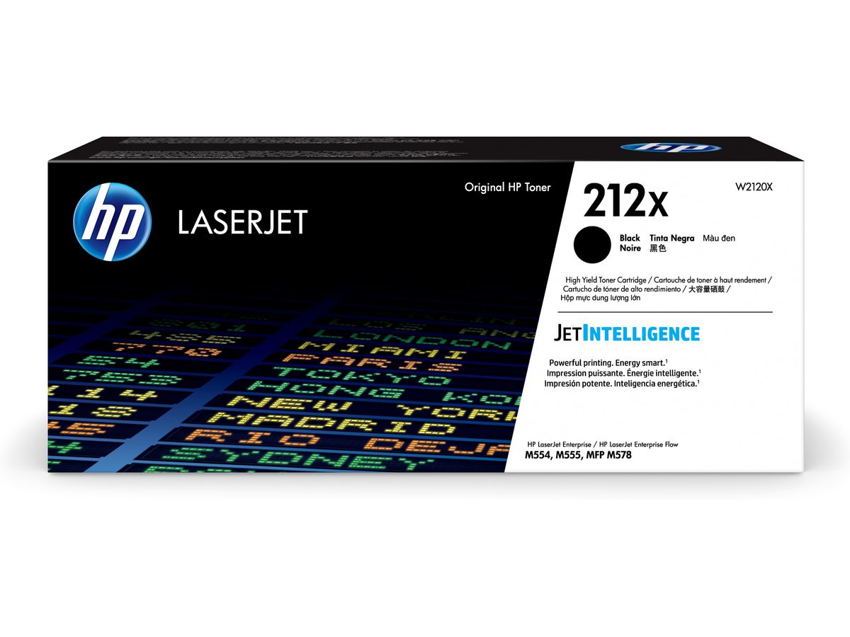 HP 212X originele high-capacity zwarte LaserJet tonercartridge