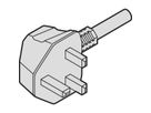 SCHROFF netsnoer, BS naar IEC C13, 2,5 m, zwart