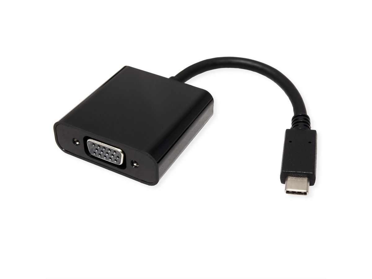 VALUE Beeldschermadapter USB Type C - VGA, Audio