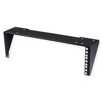 19" wand-/ondersteuningsbeugel, 3 HE, zwart