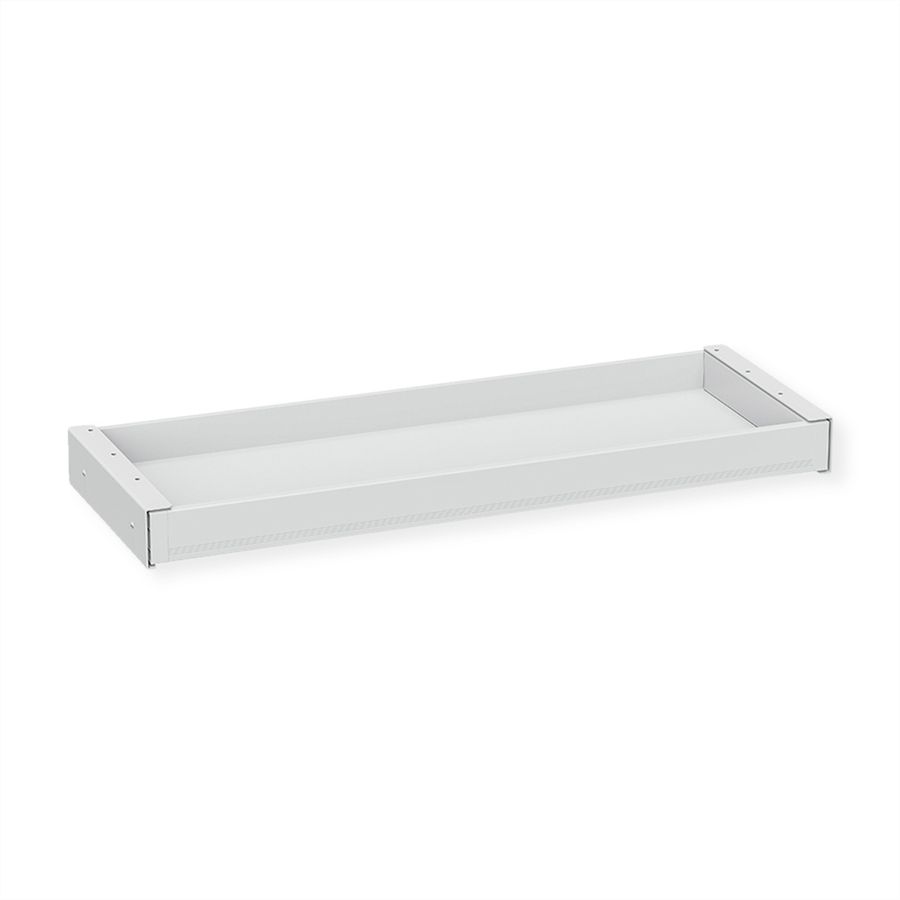VALUE Ultra-Slim Underdesk Mount Storage Drawer, 758 mm width, white