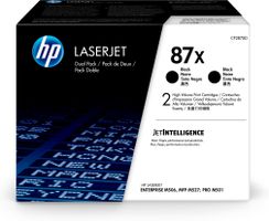 HP 87X originele high-capacity zwarte LaserJet tonercartridges, 2-pack