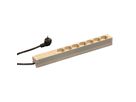 SCHROFF Socket Strip, SCHUKO, 7 Sockets, 19", With Mains Suppression Filter