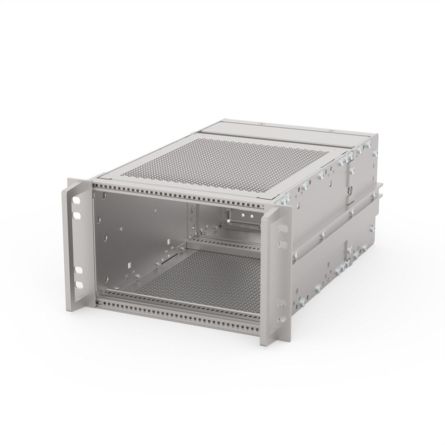SCHROFF EuropacPRO 19" moduledrager voor rail, afgeschermd, SNCF, 3 HE, 36 PK, 320 mm