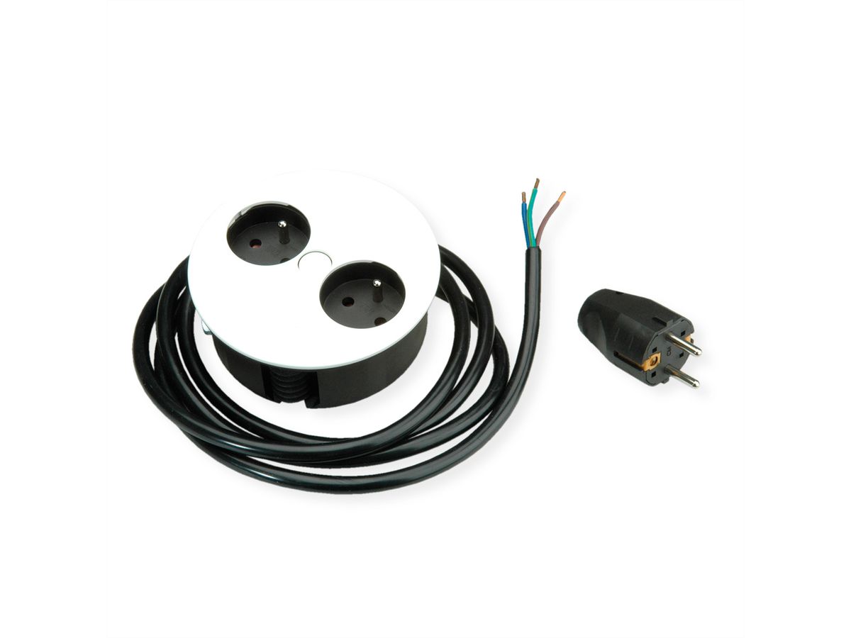 BACHMANN TWIST 2xUTE 2.0m AEH white 30GE silk matt