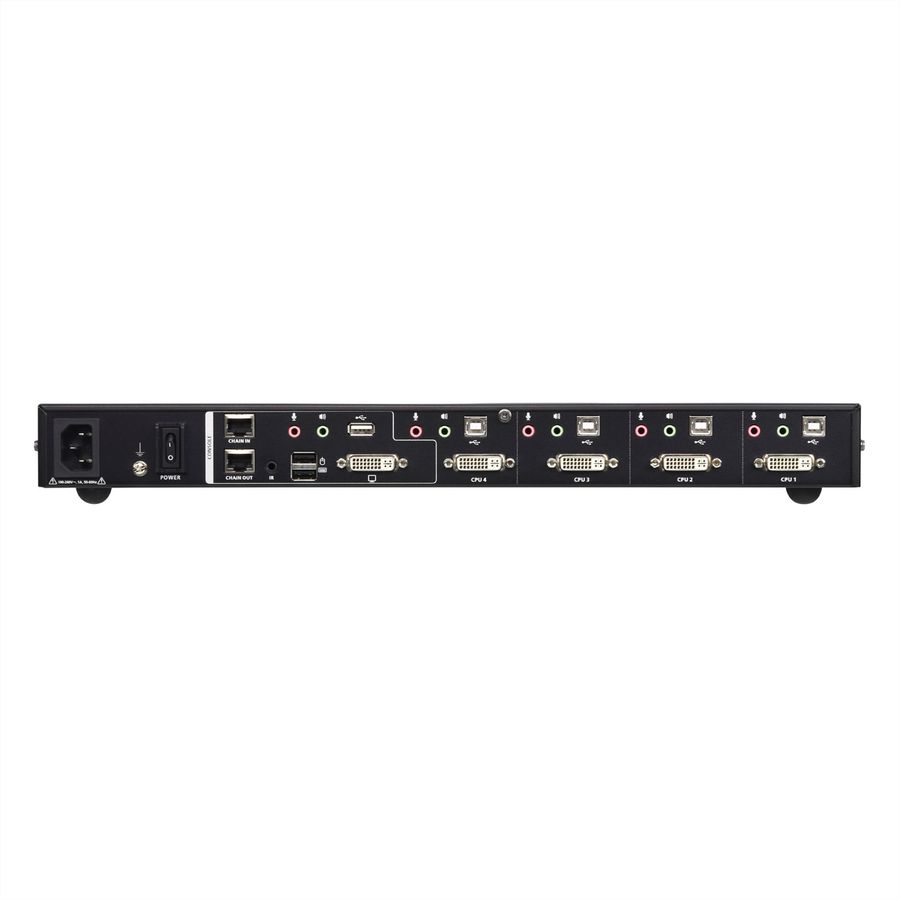 ATEN CM1164A 4-poorts USB DVI Multi-View KVMP Switch