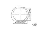 METZ CONNECT Verbindungsleitung M12 BU-RJ45 ST, 8-pol X-kodiert, gerade-gerade, 10 m