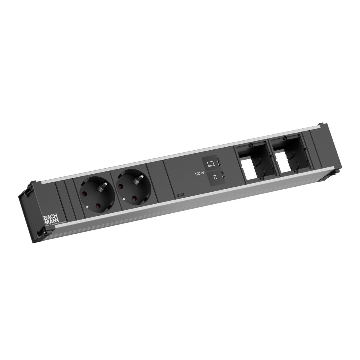 BACHMANN CONI 2xCEE7/3, 1xUSB C/C 100W 2xCM L=0.2m