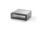 SCHROFF RatiopacPRO 19" Case, Retrofittable Shielding With Handles, 3 U, 63 HP, 375 mm